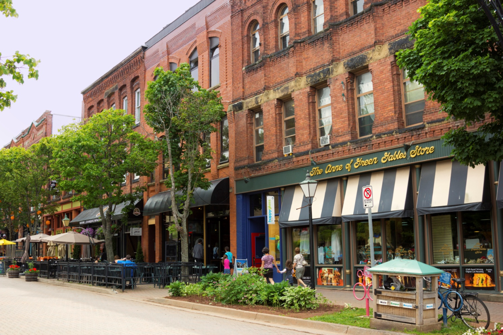 Bustling businesses on Charlottetown’s Victoria Row Bustling businesses on Charlottetown’s Victoria Row