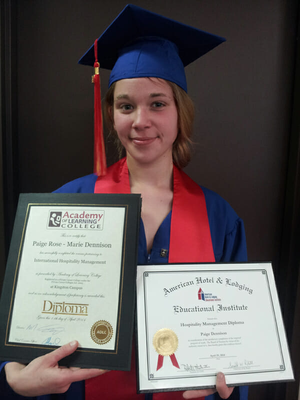 Graduate News Alert: Paige Dennison