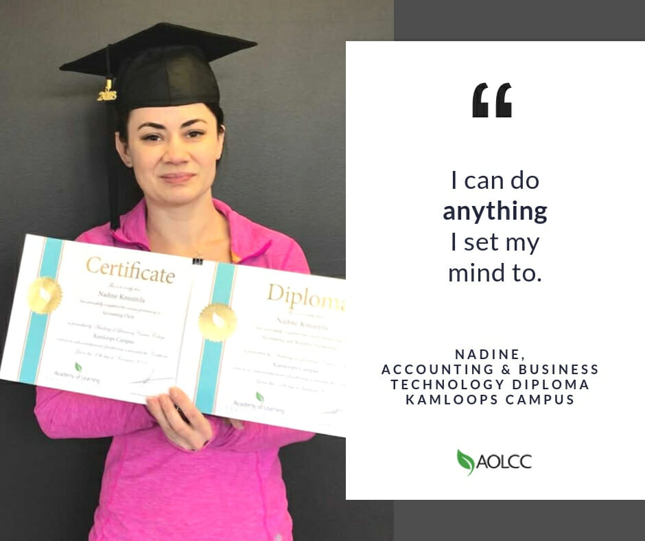 Inspiring Academy of Learning Career College Graduate Achieves TWO Credentials After Suffering Stroke