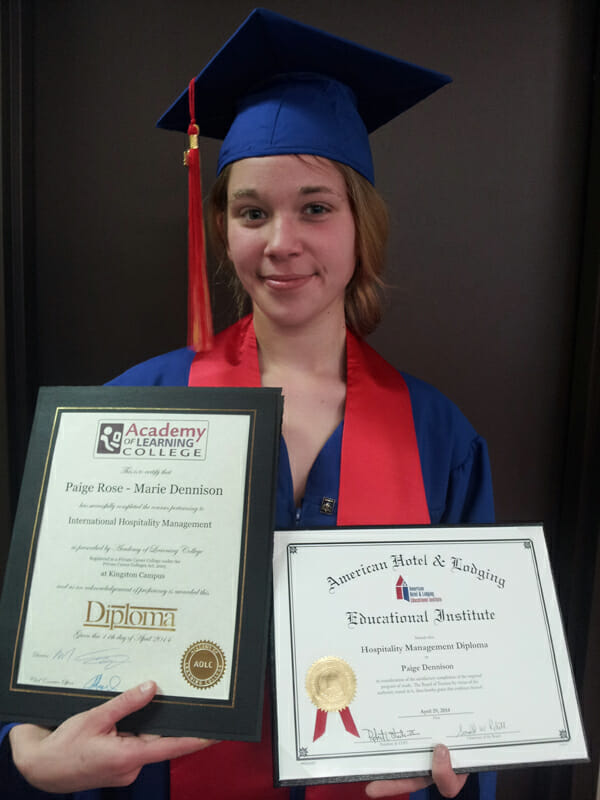 Graduate News Alert: Paige Dennison