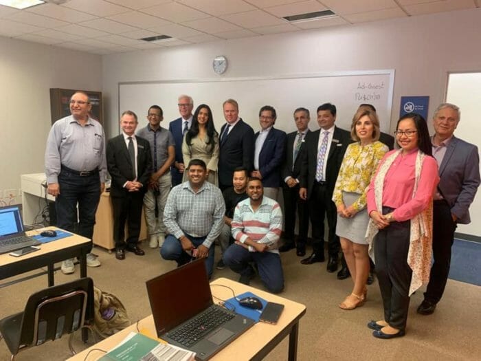 Students and staff at Academy of Learning Career College Students and staff at Academy of Learning Career College