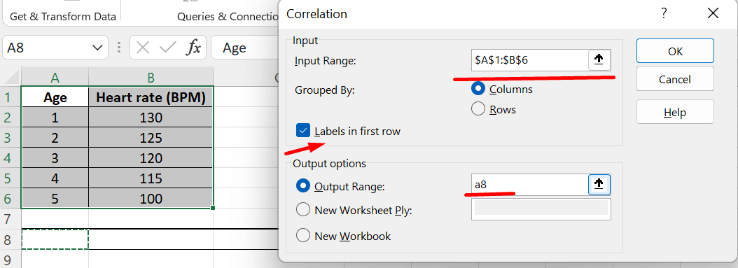 Finding Excel Correlation Formula: Complete Tutorial | AOLCC