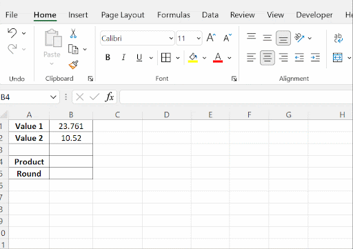 excel product function