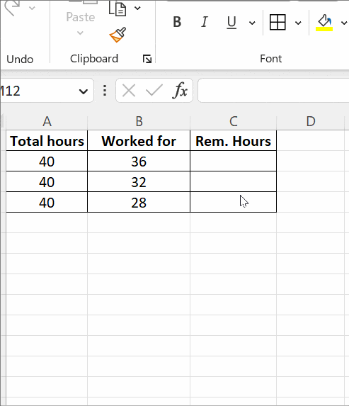 subtract excel cells using formula subtract excel cells using formula