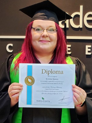 Meet Kristina Spence, Calgary, Alberta Student of AOLCC 