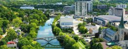 Aerial view of Guelph